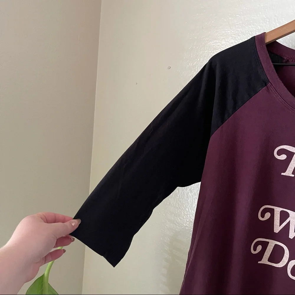Torrid | Wine Down Classic Raglan Tee - Picture 4 of 7